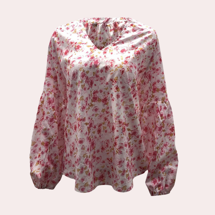 Olivia - Dames Zomerse Blouse - Luchtige Stof en Comfortabele Pasvorm