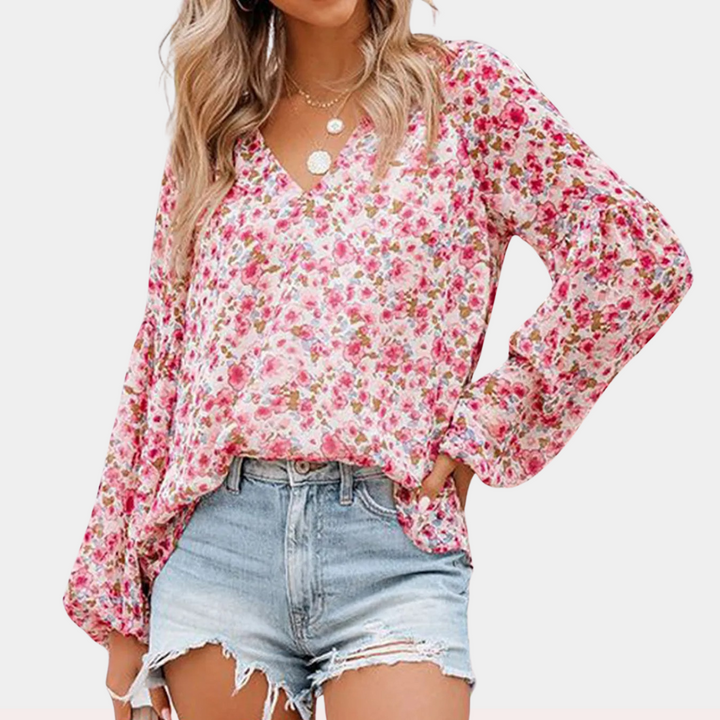 Olivia - Dames Zomerse Blouse - Luchtige Stof en Comfortabele Pasvorm