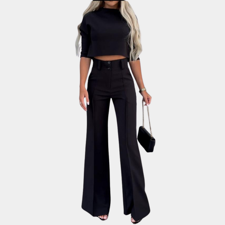 Anouk - Dames Stijlvolle Tweedelige Set - Elegante Outfit voor Diverse Gelegenheden
