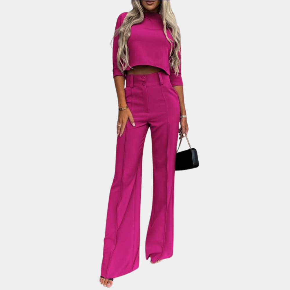Anouk - Dames Stijlvolle Tweedelige Set - Elegante Outfit voor Diverse Gelegenheden