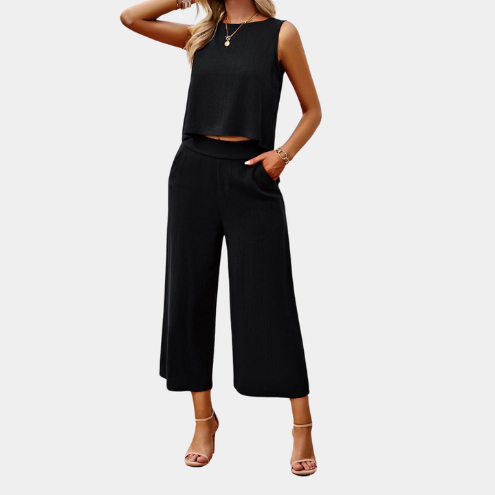 Bente - Dames Elegante Tweedelige Set - Chic en Comfortabel Ontwerp