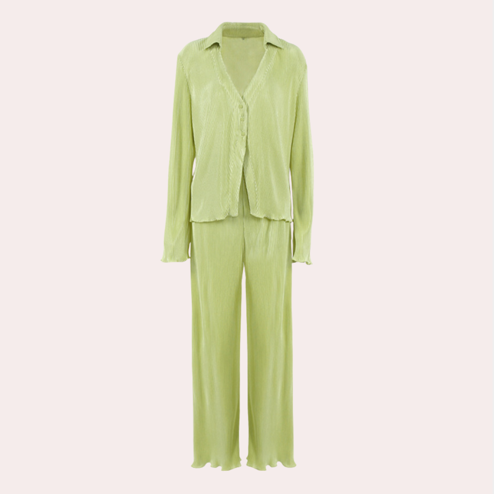 Celine - Dames Comfortabele Tweedelige Set - Ontspannen en Modieuze Kledingset