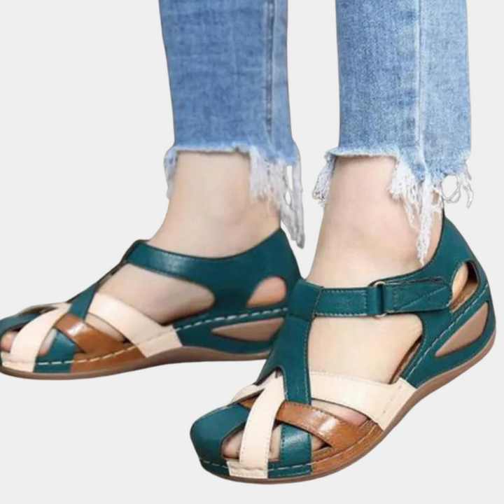 Trendy comfort sandalen met sleehak – stijlvol en moeiteloos comfortabel