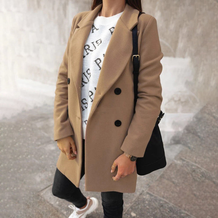 Zaar - Lange Winterjas voor Dames - Stijl en Warmte voor de Koude Maanden