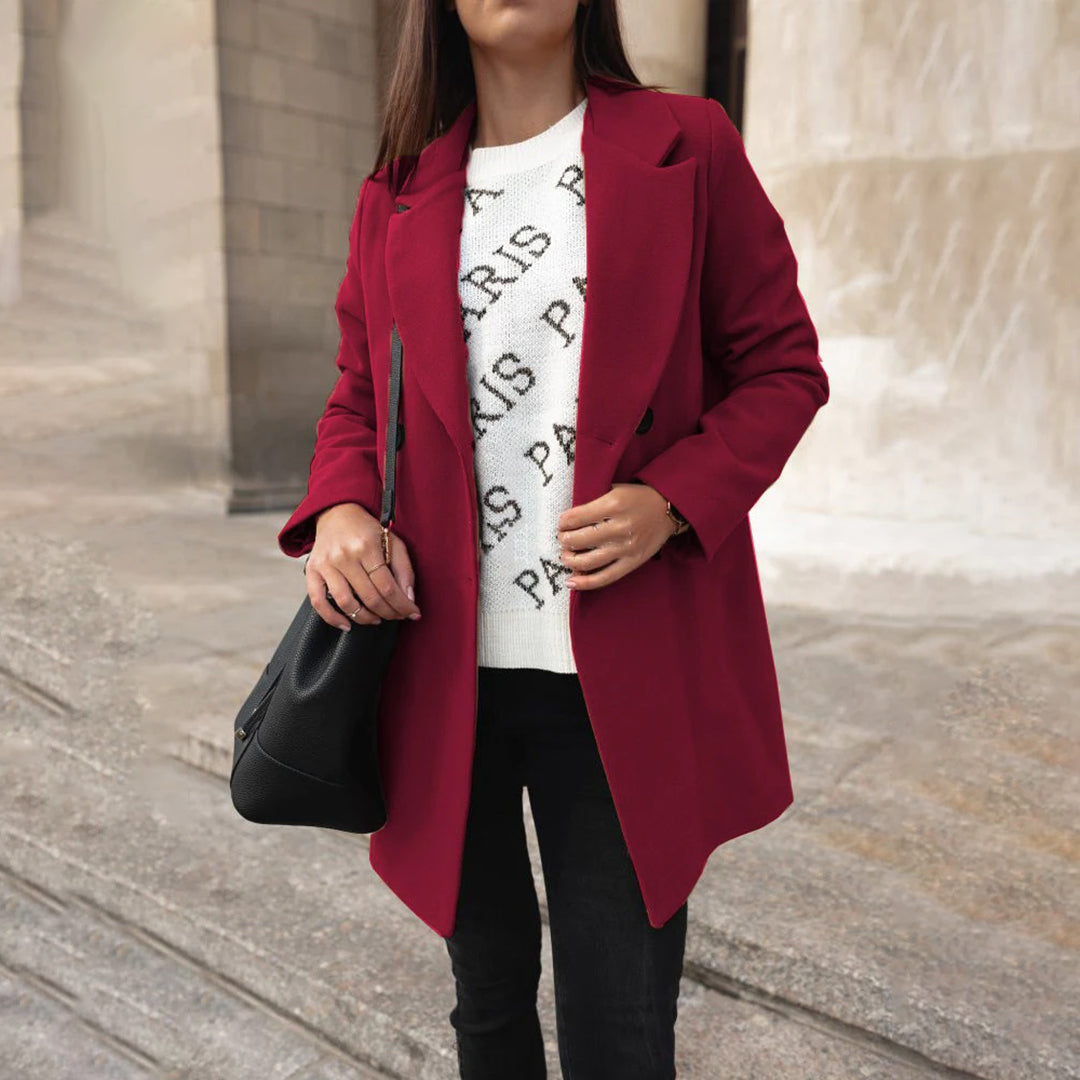 Zaar - Lange Winterjas voor Dames - Stijl en Warmte voor de Koude Maanden
