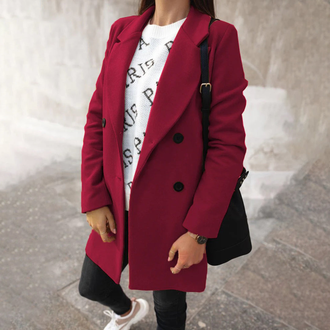 Zaar - Lange Winterjas voor Dames - Stijl en Warmte voor de Koude Maanden