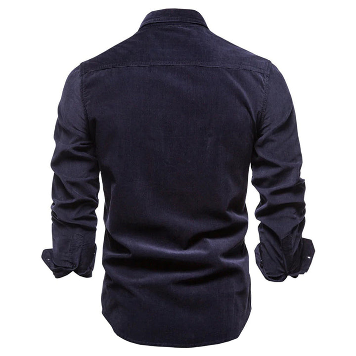 Thomas | Zacht ademend corduroy herfst overhemd voor heren met tijdloos casual design