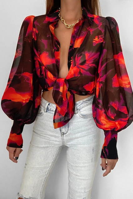 Juliette - Dames Blouse - Vrolijk Ontwerp voor een Frisse Look