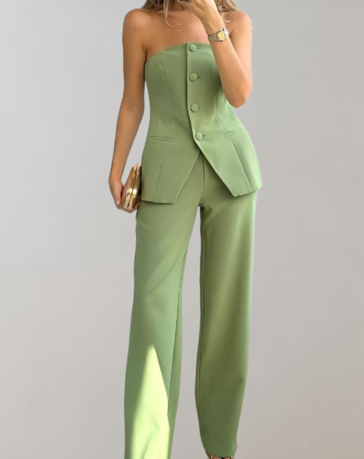 Isa - Dames Tweedelige Set - Tijdloze en Elegante Combinatie