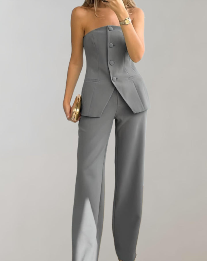 Isa - Dames Tweedelige Set - Tijdloze en Elegante Combinatie
