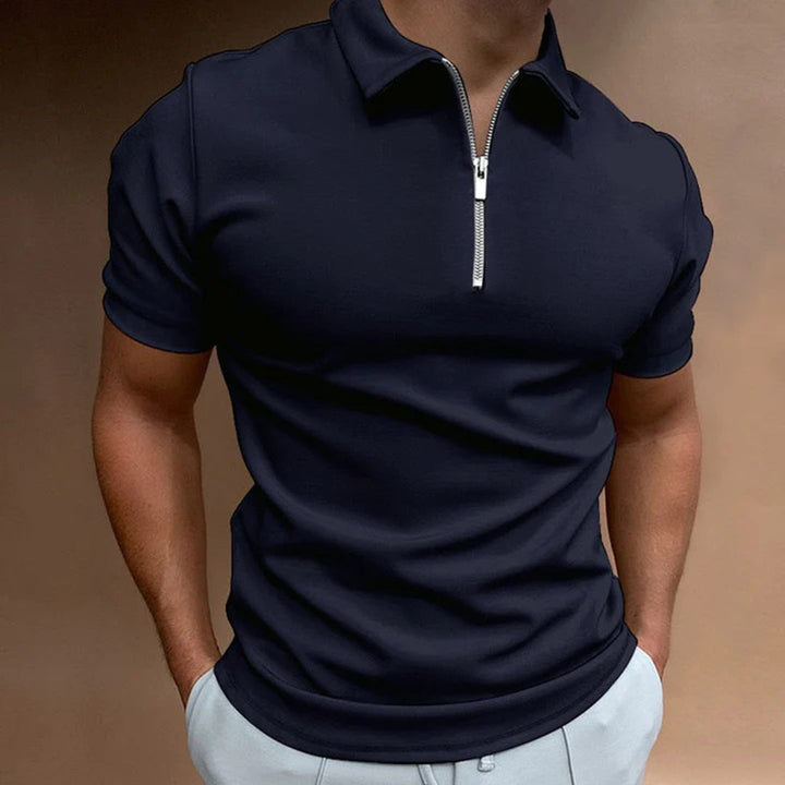 Heren polo met ritssluiting – Verzorgde uitstraling en moeiteloos comfort in één ontwerp