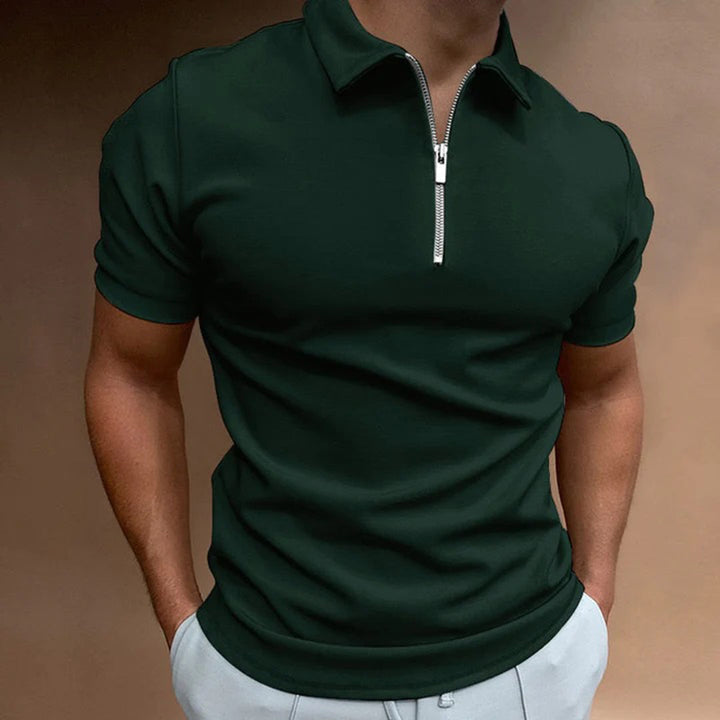 Heren polo met ritssluiting – Verzorgde uitstraling en moeiteloos comfort in één ontwerp