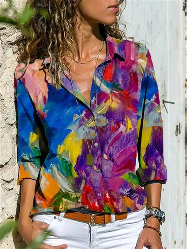 Estelle - Dames Zomerse Blouse - Ideaal voor Zomerse Dagen