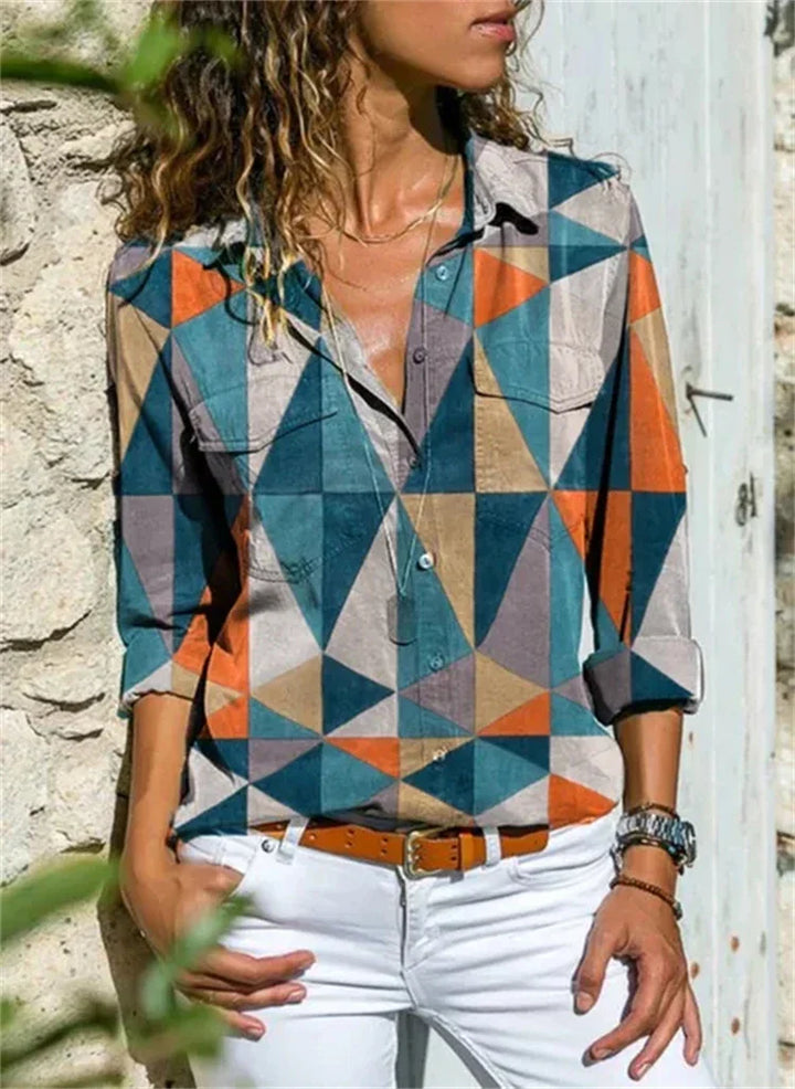 Estelle - Dames Zomerse Blouse - Ideaal voor Zomerse Dagen