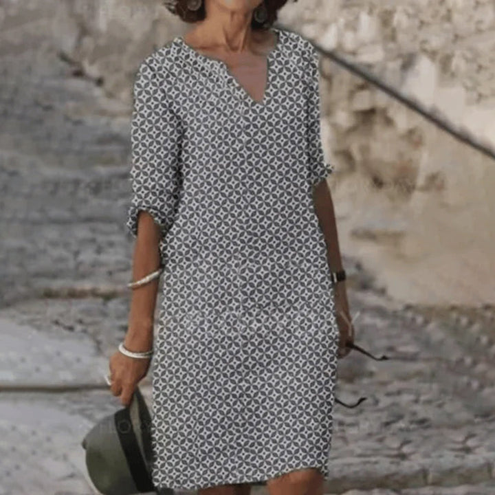 Elegante zomerjurk met comfortabel design en tijdloze uitstraling