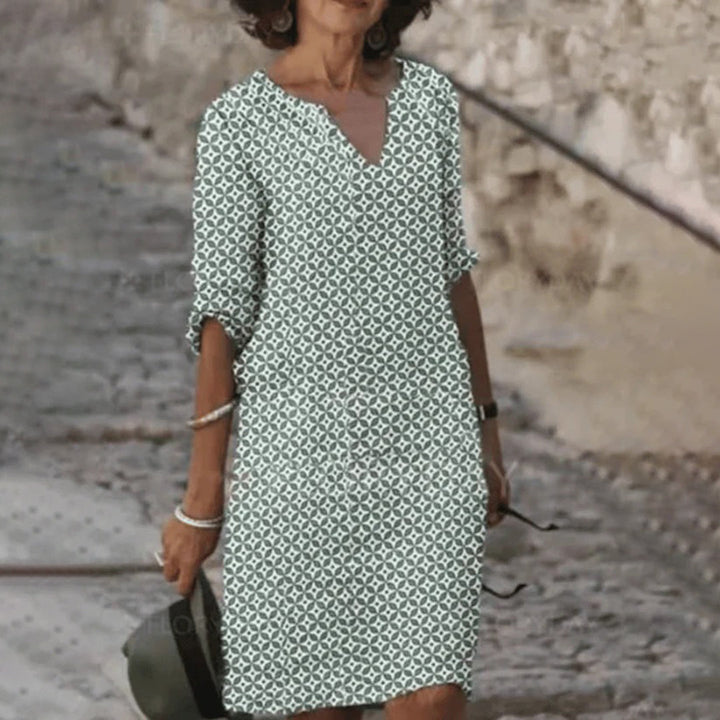 Elegante zomerjurk met comfortabel design en tijdloze uitstraling