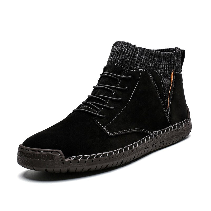 Lars | Suède winterboots voor heren