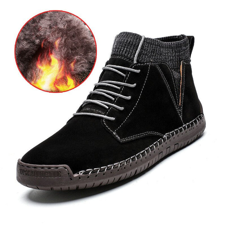 Lars | Suède winterboots voor heren