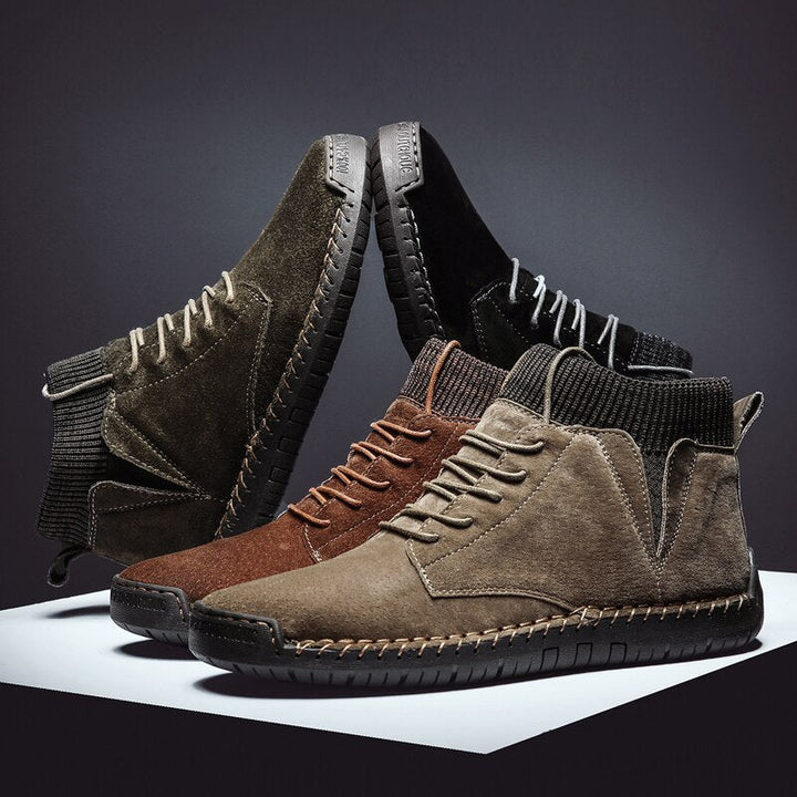 Lars | Suède winterboots voor heren