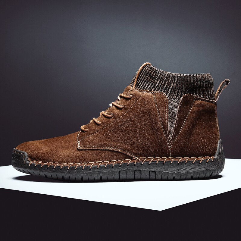Lars | Suède winterboots voor heren