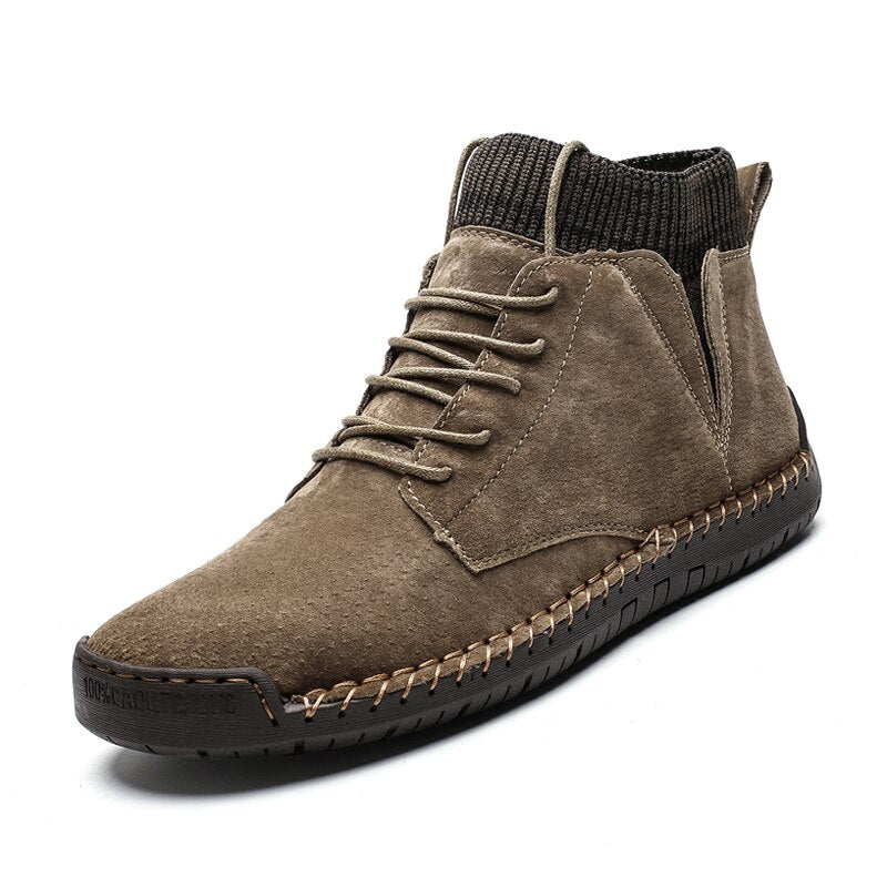 Lars | Suède winterboots voor heren