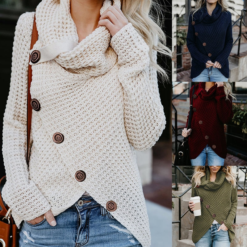 Vivienne - Bijzondere Oversized Turtleneck - Classy & Elegant