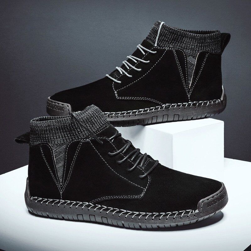 Lars | Suède winterboots voor heren