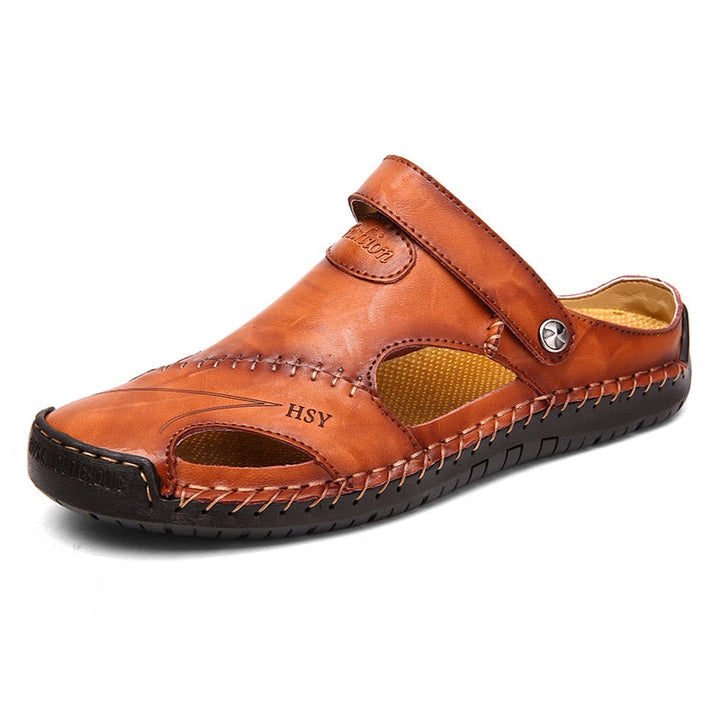 Heren sandalen van kunstleer – stijlvol, ademend en comfortabel voor elke dag