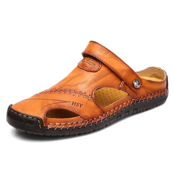 Heren sandalen van kunstleer – stijlvol, ademend en comfortabel voor elke dag