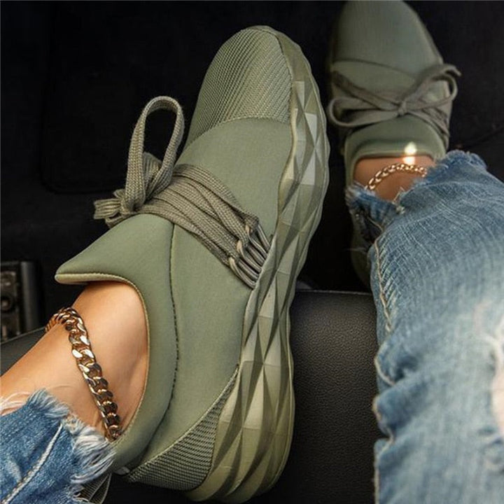 Dames sportschoenen met elastisch bovenwerk – modern comfort voor dagelijks gebruik