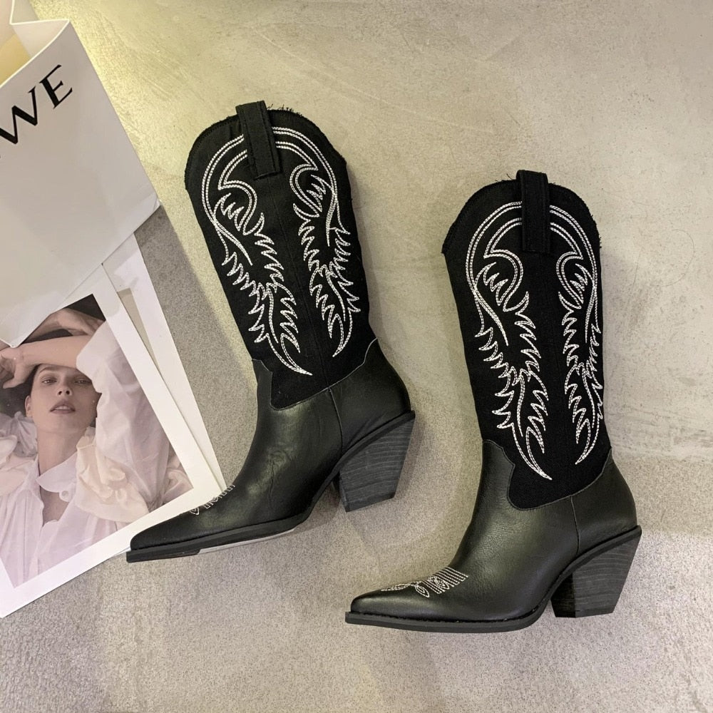 Tess - Cowboy Boots - Hoge Kwaliteit & Prachtig Design