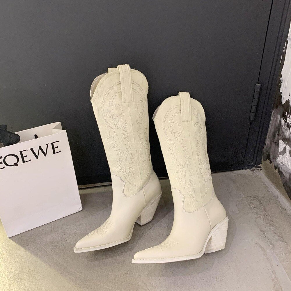 Tess - Cowboy Boots - Hoge Kwaliteit & Prachtig Design