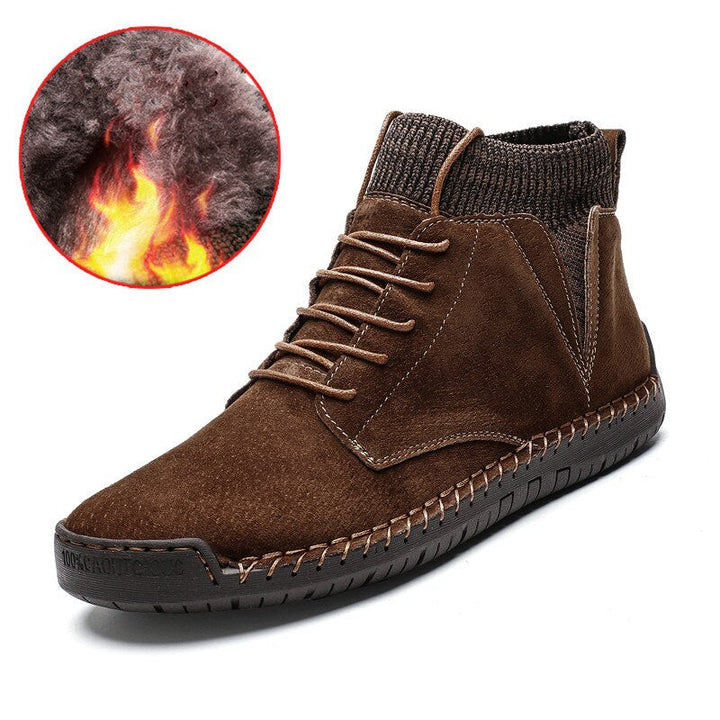 Lars | Suède winterboots voor heren
