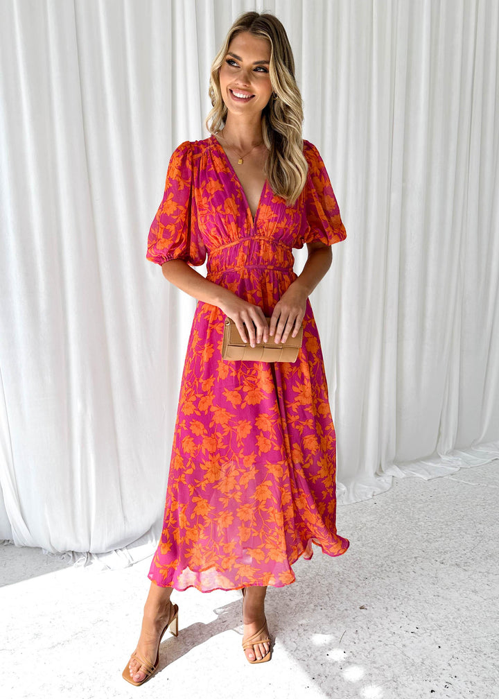 Anika - Dames Maxi Jurk met V-Hals
