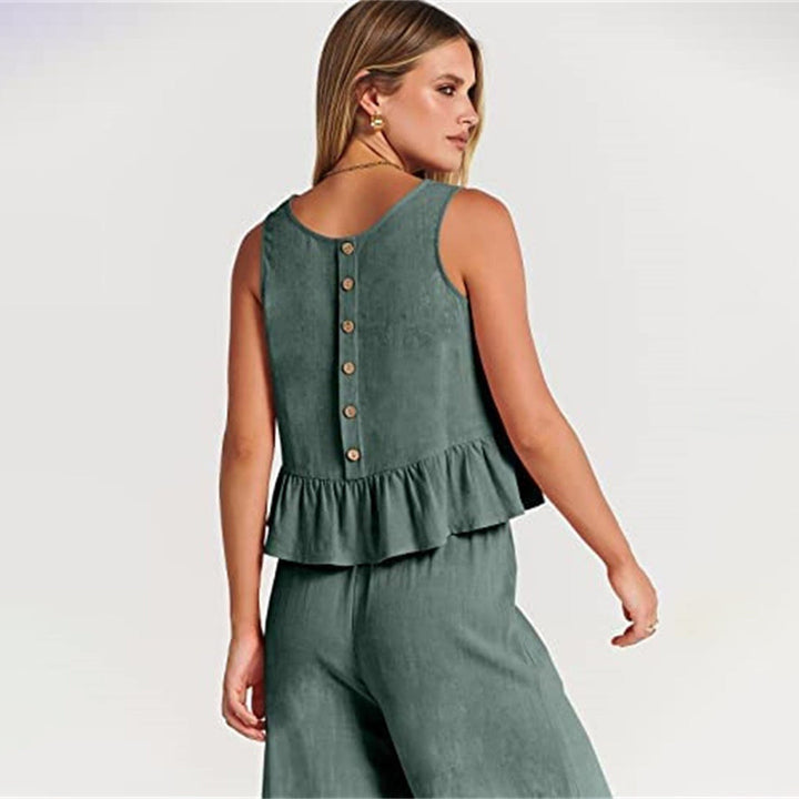Elvira - Dames Stijlvolle Tweedelige Set - Elegante Outfit voor Diverse Gelegenheden