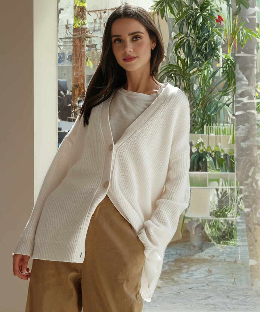 Noor | Geribd vest voor dames