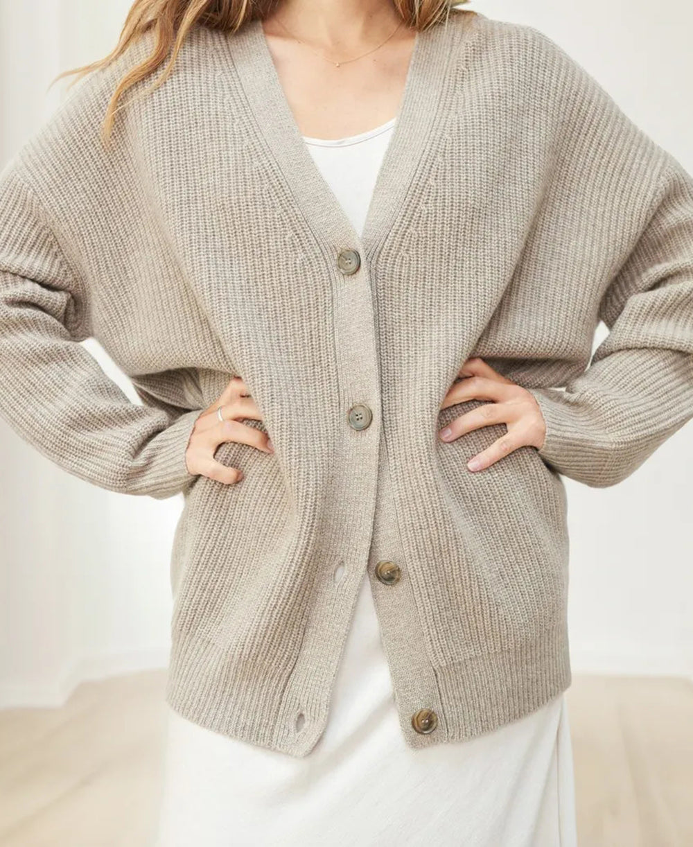 Noor | Geribd vest voor dames