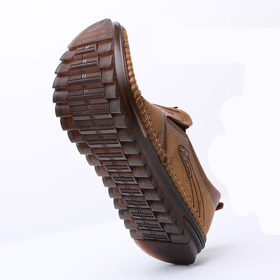 Amerigo | Ademend lichtgewicht PU herfstloafers voor heren met flexibele pasvorm
