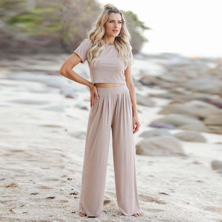 Isaline - Dames Top en Broek Set - Veelzijdige en Comfortabele Combinatie