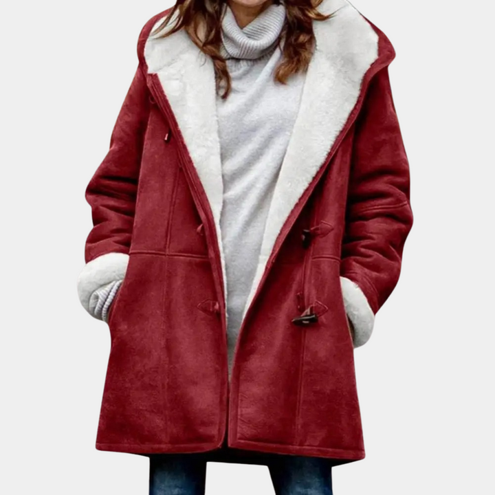 Sienna - Lange Winterjas met Capuchon voor Dames - Stijl en Warmte voor de Koude Dagen