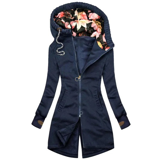 Zaar - Lange Winterjas met Capuchon voor Dames - Warmte en Stijl voor de Koude Dagen