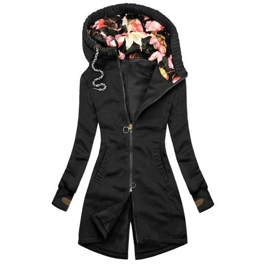 Zaar - Lange Winterjas met Capuchon voor Dames - Warmte en Stijl voor de Koude Dagen