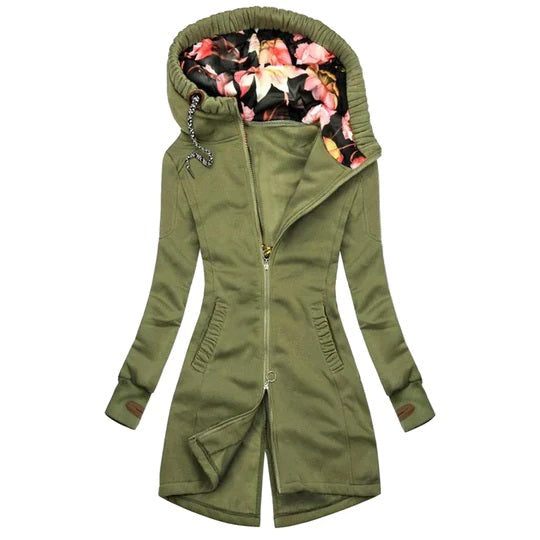 Zaar - Lange Winterjas met Capuchon voor Dames - Warmte en Stijl voor de Koude Dagen