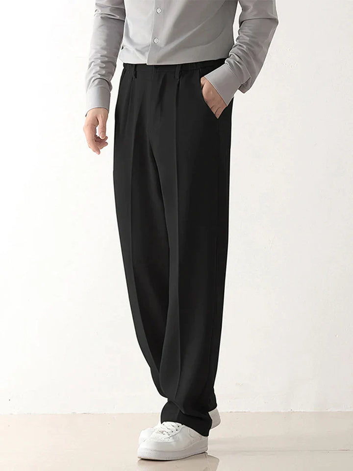 Victor | Heren pantalon met elegante drapering