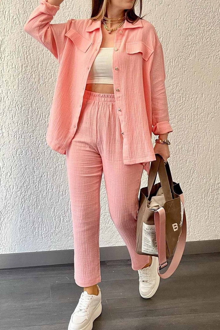 Daphne - Dames Zomerse Tweedelige Set - Frisse en Trendy Outfit