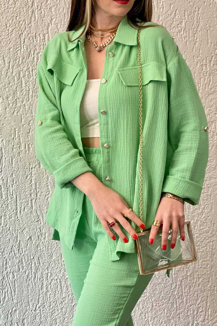 Daphne - Dames Zomerse Tweedelige Set - Frisse en Trendy Outfit