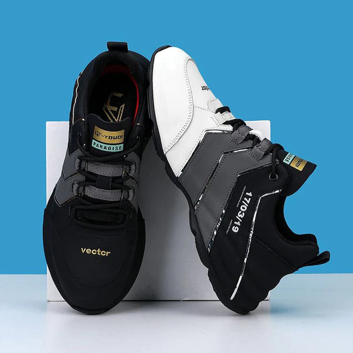 Robert | Lichtgewicht ademende PU herfstsneakers voor heren met sportief meerkleurig design