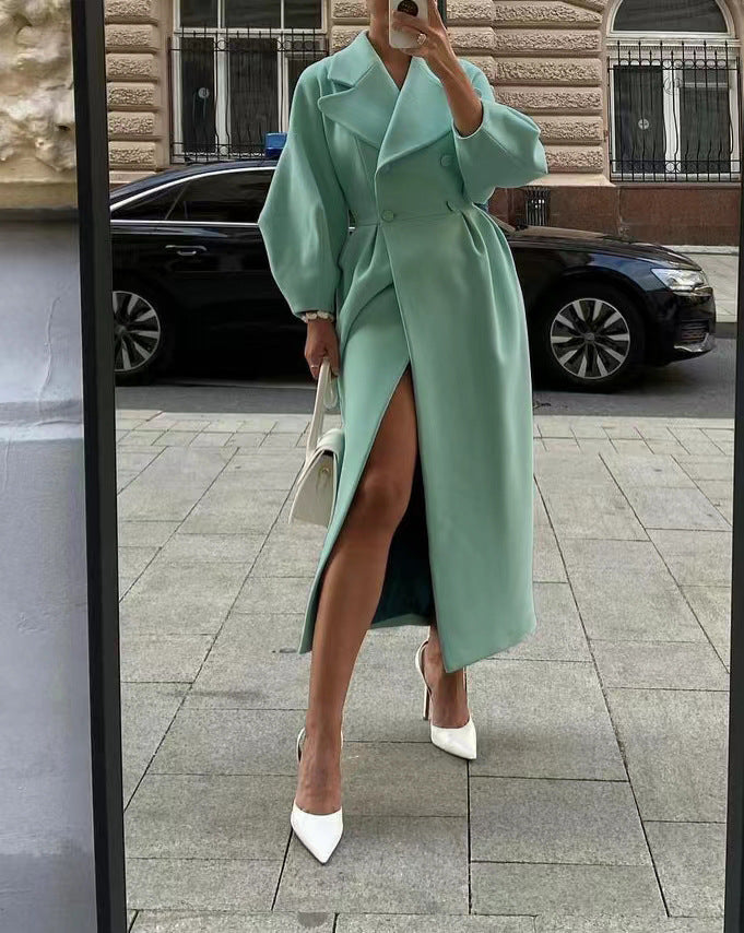 Femke | Lange trenchcoat voor dames