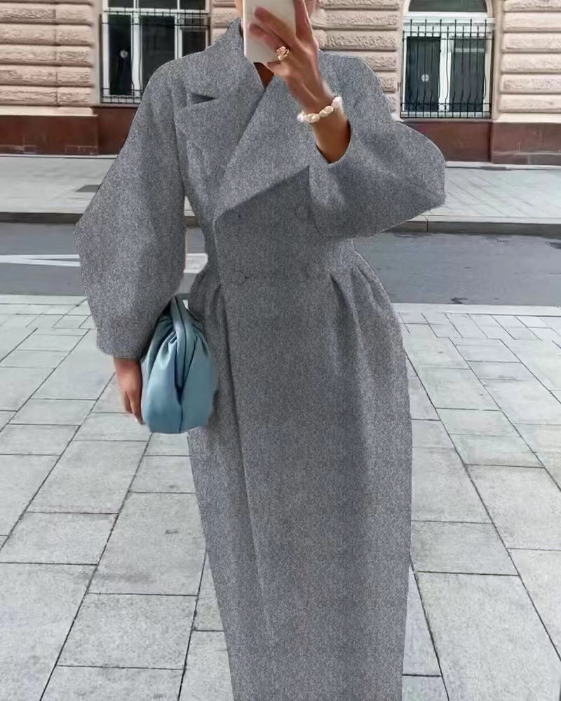 Femke | Lange trenchcoat voor dames