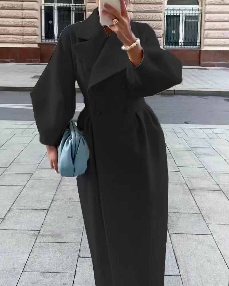 Femke | Lange trenchcoat voor dames
